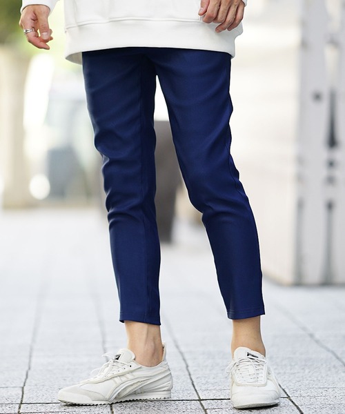 SOMEDIFF(サムディフ)の「ツイルスキニーチノパンツ メンズ ストレッチイージーパンツ スリム ボトムス ずぼん 夏服(チノパンツ・メンズ・ブラック/ホワイト/グリーン/ベージュ/グリーン系その他/ブルー系その他/ホワイト系その他/ベージュ系その他/ブルー/ブラック系その他・M/L/XL)」の10枚目の写真