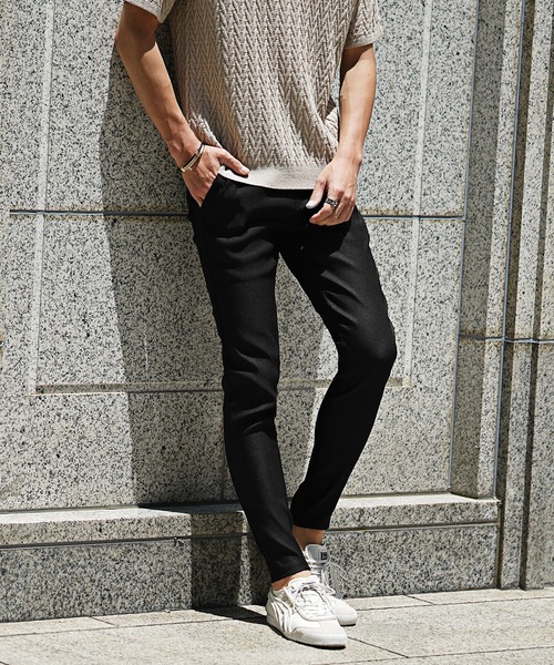 SOMEDIFF(サムディフ)の「ツイルスキニーチノパンツ メンズ ストレッチイージーパンツ スリム ボトムス ずぼん 夏服(チノパンツ・メンズ・ブラック/ホワイト/グリーン/ベージュ/グリーン系その他/ブルー系その他/ホワイト系その他/ベージュ系その他/ブルー/ブラック系その他・M/L/XL)」の14枚目の写真