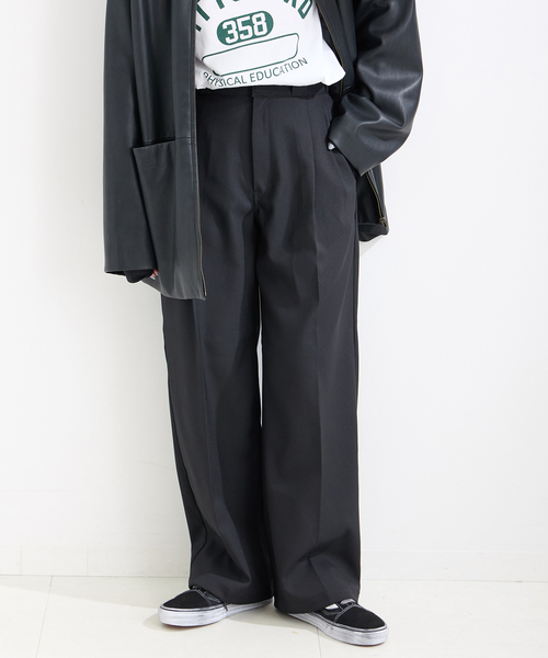 ok.soon×Dickies コラボ 2タックテーパード チノパンツ DICKIES