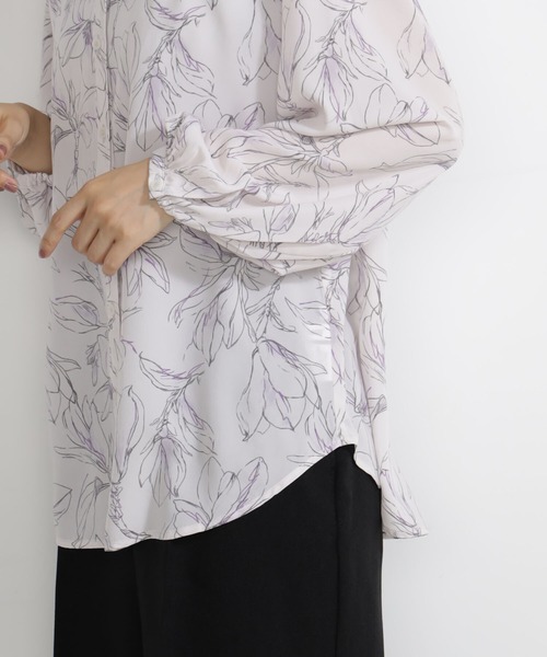 FOUND GOOD（ファウンドグッド）の「イージーケアスキッパーシャツ（シャツ/ブラウス・レディース・ブラック/ホワイト系5・S/M/L）」の5枚目の写真