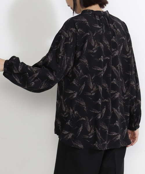 FOUND GOOD（ファウンドグッド）の「イージーケアスキッパーシャツ（シャツ/ブラウス・レディース・ブラック/ホワイト系5・S/M/L）」の7枚目の写真