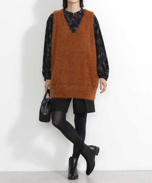 FOUND GOOD（ファウンドグッド）の「イージーケアスキッパーシャツ（シャツ/ブラウス・レディース・ブラック/ホワイト系5・S/M/L）」の10枚目の写真