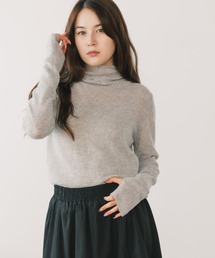 ADAWAS/アダワス SHEER CASHMERE TOP シアーカシミヤトップ