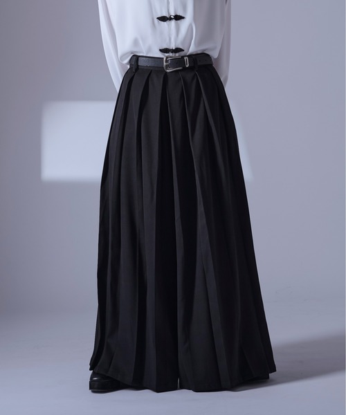 ハカマプリーツパンツ（その他パンツ）｜Ellno Loset（エルノロゼット