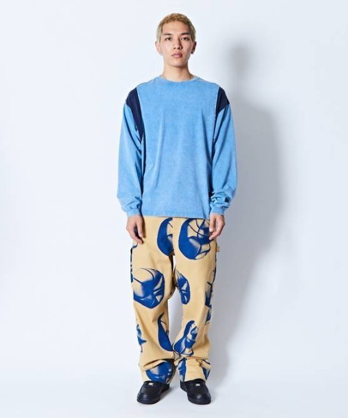 AKTR(アクター)の「AKTR B.B. DOT CARPENTER PANTS(アクター B.B. ドット カーペンター パンツ)(その他パンツ・メンズ・ベージュ・LARGE/MEDIUM)」の1枚目の写真