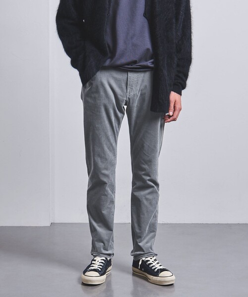 UNITED ARROWS(ユナイテッドアローズ)の「コーデュロイ ユーロテーパード 5ポケット パンツ(その他パンツ・メンズ・ブラック/ピンク/ダークグレー/ライトブルー・S/L/M/XL)」の3枚目の写真