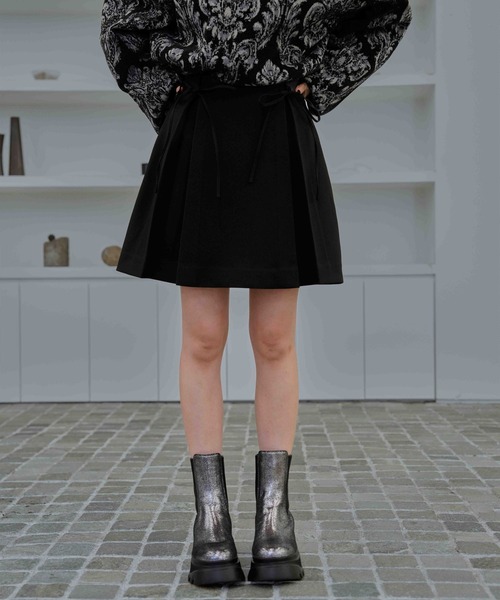 HARE（ハレ）の「リボンデザインスカパン(HARE)（その他パンツ・レディース・グレー/ブラック・FREE）」の7枚目の写真