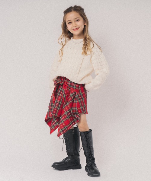 mofumofu　スーパービューティー　チェリースカート 40(M新品 mofumofu様専用 スーパービューティー チェリースカート 40(M新品