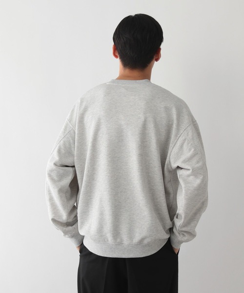 GLOBAL WORK Smile Seed Store（グローバルワーク スマイルシードストア）の「裏起毛プリントスウェット/115943（スウェット・メンズ・杢グレー/グリーン/アイボリー/ブラック・LARGE/SMALL/MEDIUM/X-LARGE）」の5枚目の写真