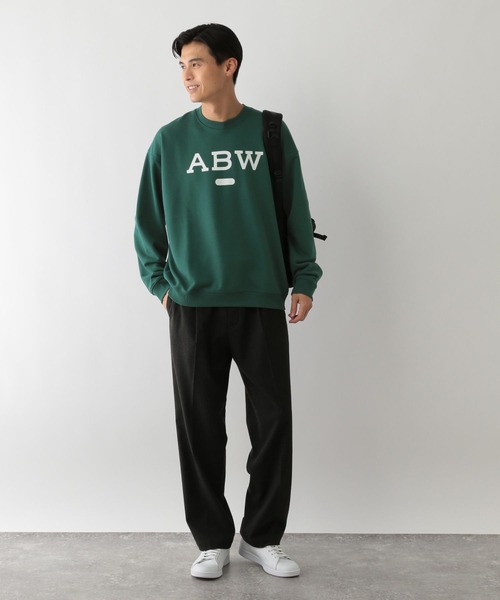 GLOBAL WORK Smile Seed Store（グローバルワーク スマイルシードストア）の「裏起毛プリントスウェット/115943（スウェット・メンズ・杢グレー/グリーン/アイボリー/ブラック・LARGE/SMALL/MEDIUM/X-LARGE）」の6枚目の写真