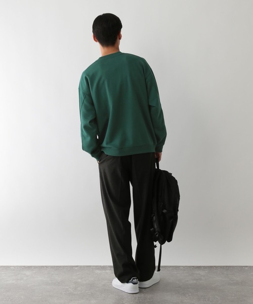 GLOBAL WORK Smile Seed Store（グローバルワーク スマイルシードストア）の「裏起毛プリントスウェット/115943（スウェット・メンズ・杢グレー/グリーン/アイボリー/ブラック・LARGE/SMALL/MEDIUM/X-LARGE）」の8枚目の写真