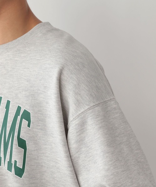 GLOBAL WORK Smile Seed Store（グローバルワーク スマイルシードストア）の「裏起毛プリントスウェット/115943（スウェット・メンズ・杢グレー/グリーン/アイボリー/ブラック・LARGE/SMALL/MEDIUM/X-LARGE）」の17枚目の写真