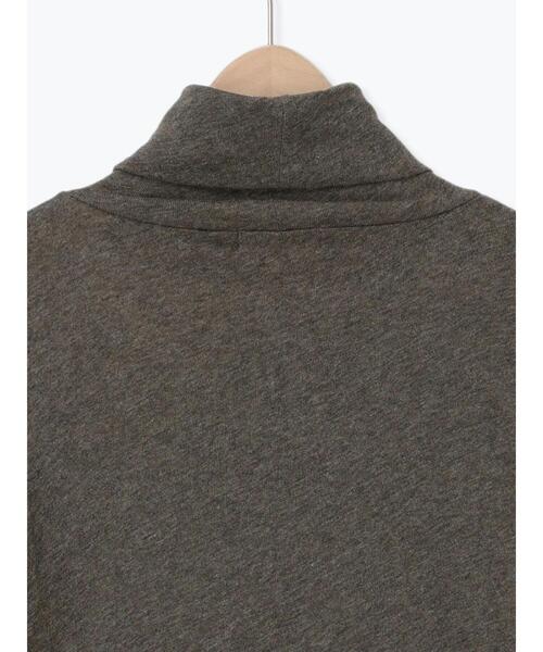 Samansa Mos2（サマンサ モスモス）の「【吸湿発熱】ベア天無地タートルネックカットソー（Tシャツ/カットソー・レディース・キナリ/ミント/サックスブルー/チャコールグレー・F）」の22枚目の写真