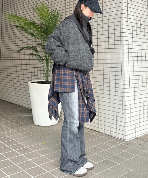 apres jour mignon（アプレジュールミニョン）の「【apresjour mignon SOIE】シャギーアウター【ZOZOTOWN限定アイテム】（その他アウター・レディース・チャコールグレー/ブラウン系その他・フリー/X-LARGE）」の11枚目の写真