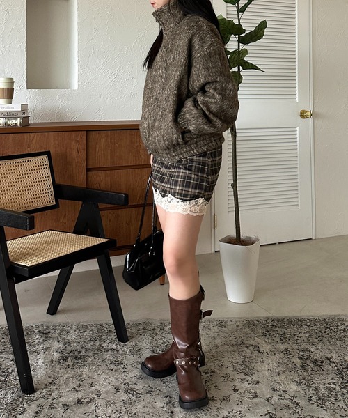 apres jour mignon（アプレジュールミニョン）の「【apresjour mignon SOIE】シャギーアウター【ZOZOTOWN限定アイテム】（その他アウター・レディース・チャコールグレー/ブラウン系その他・フリー/X-LARGE）」の18枚目の写真