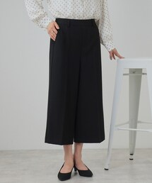 SHOO・LA・RUE | 【洗える/S-LL/体型カバー】きれいめ 微起毛ガウチョパンツ(その他パンツ)