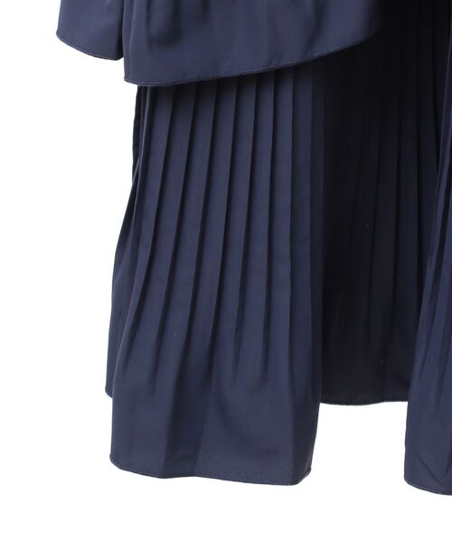 earth music&ecology(アースミュージックアンドエコロジー)の「プリーツティアードスカート(スカート・レディース・モカ/ブラック/ネイビー・FREE)」の9枚目の写真