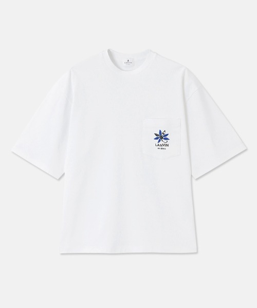 LANVIN en Bleu（ランバンオンブルー）の「【LANVIN en Bleu ESSENTIAL】BERGER / ”マルグリット” ポケットTシャツ（Tシャツ/カットソー・メンズ・ネイビー/ベージュ/ホワイト/ブラック・SMALL/MEDIUM/LARGE/X-LARGE/XX-LARGE）」の19枚目の写真