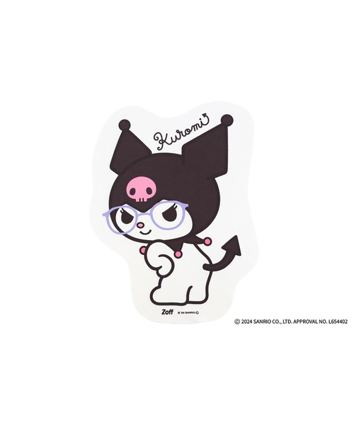Zoff（ゾフ）の「【シナモロール モデル】ダイカットクロス｜Zoff｜Sanrio Characters（メガネ・レディース・ブラック/ホワイト/ピンク・FREE）」の3枚目の写真