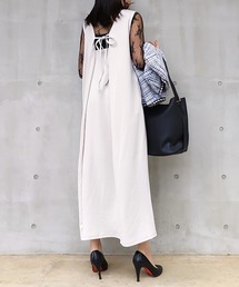 Q | 前後2wayリボンセットワンピース(ワンピース)