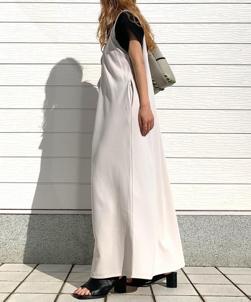 Q（キュー）の「前後2wayリボンセットワンピース（ワンピース・レディース・アイボリー/ブラック・MEDIUM）」の15枚目の写真