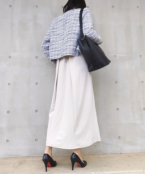 Q（キュー）の「前後2wayリボンセットワンピース（ワンピース・レディース・アイボリー/ブラック・MEDIUM）」の20枚目の写真