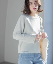 OPAQUE.CLIP | ラメシアーラインニット【洗濯機洗い可】(ニット/セーター)