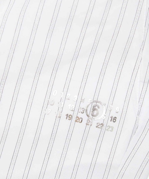 MM6 Maison Margiela(エムエムシックス メゾン マルジェラ)の「MM6 Maison Margiela(エムエムシックス メゾン マルジェラ)Kids & Junior ワンポイントブランドロゴストライプパンツ(その他パンツ・キッズ・ホワイト・12Y/14Y)」の5枚目の写真