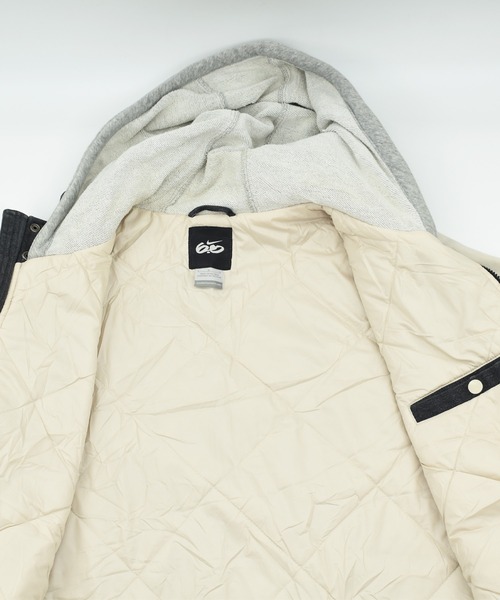 NIKE（ナイキ）の「【ヴィンテージ古着】NIKE 6.0 中綿入り スタジアムジャンパー（スタジャン・メンズ・グレー・LARGE）」の17枚目の写真