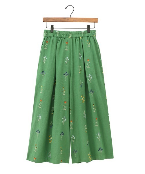 チチカカ（チチカカ）の「フルール刺繍パンツ【WEB限定】（その他パンツ・レディース・ネイビー/ベージュ/グリーン・FREE）」の14枚目の写真
