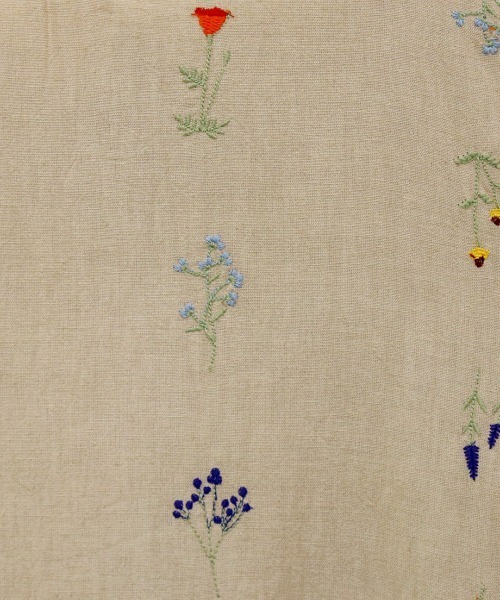 チチカカ（チチカカ）の「フルール刺繍パンツ【WEB限定】（その他パンツ・レディース・ネイビー/ベージュ/グリーン・FREE）」の16枚目の写真