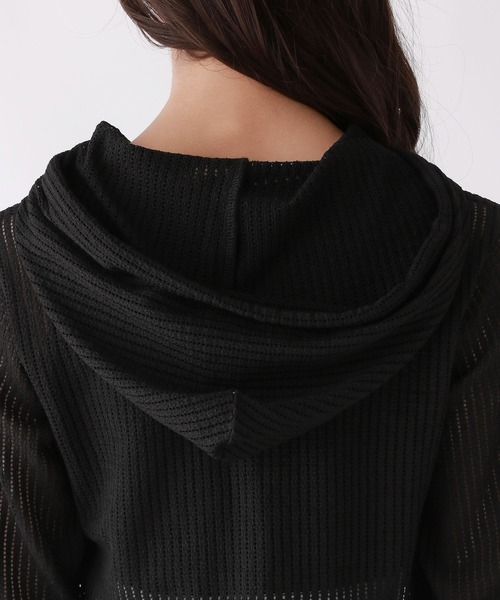 repipi armario(レピピ アルマリオ)の「メッシュWZIPショートパーカー(パーカー・キッズ・ブラック/ホワイト・SMALL/MEDIUM/LARGE)」の13枚目の写真