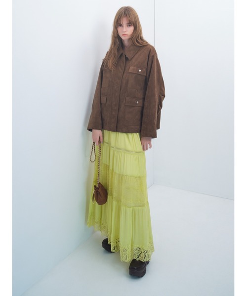 【新品】SNIDEL バリエミドルブルゾン BEG 1 セール】バリエミドルブルゾン（その他アウター）｜SNIDEL