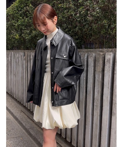 美品！スナイデル snidel ★ショートブルゾン★ブラック★定価以下　完売品 SNIDEL（スナイデル）の「ショートブルゾン（ブルゾン）」 - WEAR