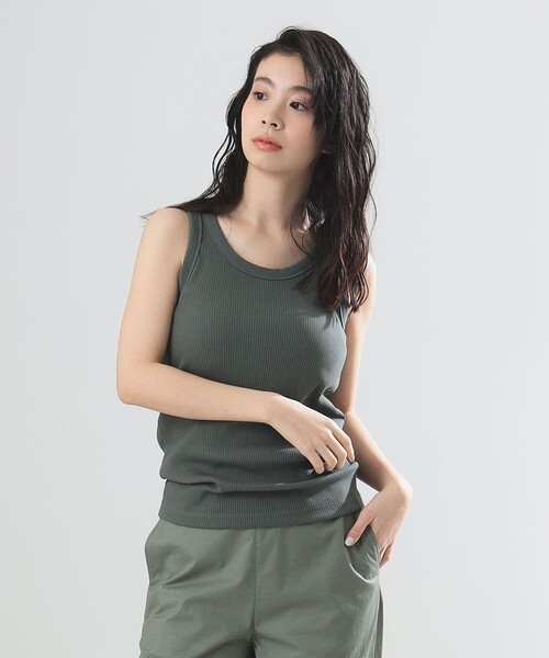 タグ付 Demi-Luxe BEAMS AK+1 リブ タンクトップ 黒 白 タグ付 Demi-Luxe BEAMS AK+1 リブ タンクトップ 黒 白 - メルカリ