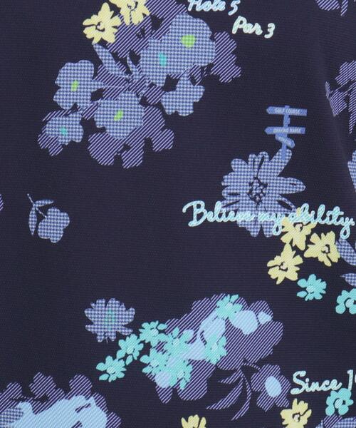 adabat(アダバット)の「UVカット/吸水速乾 フラワープリントモックネックT(Tシャツ/カットソー・レディース・ピンク系その他/ネイビー系/ブルー系5・36/38/40/42)」の15枚目の写真