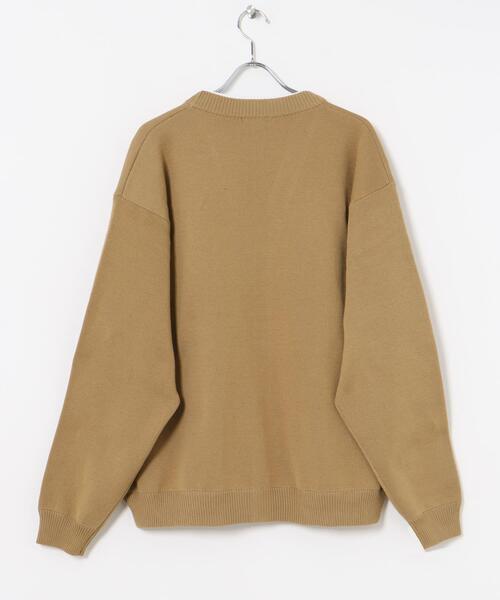 ITEMS URBANRESEARCH(アイテムズ アーバンリサーチ)の「Mウォッシャブルミラノリブカーディガンインナーセット(ニット/セーター・メンズ・カーキ/ブラック/ブラウン/ベージュ・LARGE/MEDIUM)」の10枚目の写真