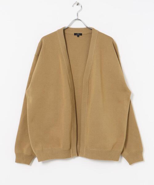 ITEMS URBANRESEARCH(アイテムズ アーバンリサーチ)の「Mウォッシャブルミラノリブカーディガンインナーセット(ニット/セーター・メンズ・カーキ/ブラック/ブラウン/ベージュ・LARGE/MEDIUM)」の14枚目の写真
