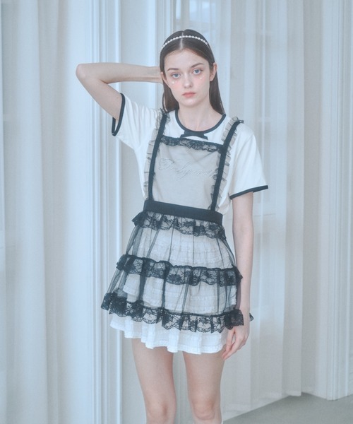 Lovilyn（ラヴィリン）の「推し活チュールエプロンワンピース