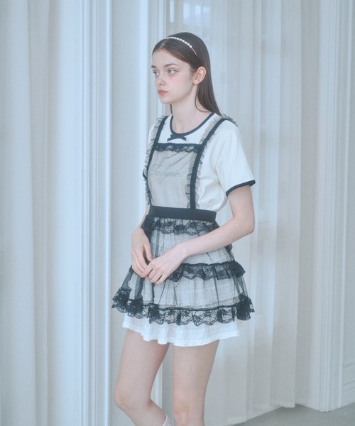 Lovilyn 推し活チュールエプロンワンピース Lovilyn（ラヴィリン）の「推し活チュールエプロンワンピース