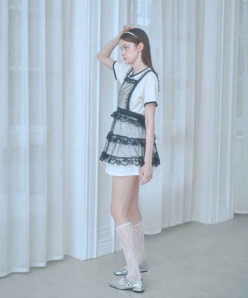 Lovilyn ラヴィリン　推し活チュールエプロンワンピース 推し活チュールエプロンワンピース（ワンピース）｜Lovilyn