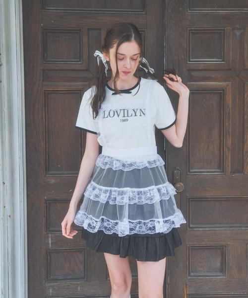 Lovilyn ラヴィリン　推し活チュールエプロンワンピース Lovilyn（ラヴィリン）の「推し活チュールエプロンワンピース