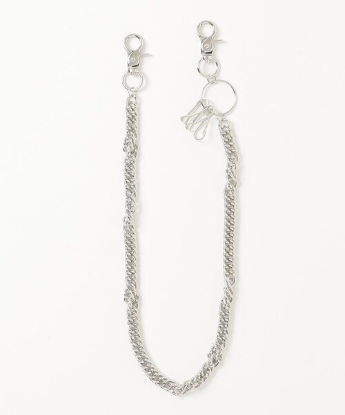 Magine(マージン)の「【SELECT】IR:WALLET CHAIN 10.5oz OVER DYED DENIM/ウォレットコード チェーン付き オーバー ダイ デニムパンツ(デニムパンツ・メンズ・ネイビー/ブラック・L/M)」の4枚目の写真