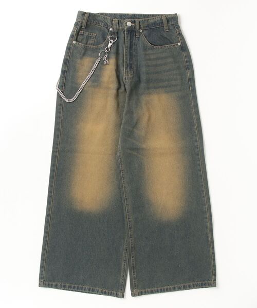 Magine(マージン)の「【SELECT】IR:WALLET CHAIN 10.5oz OVER DYED DENIM/ウォレットコード チェーン付き オーバー ダイ デニムパンツ(デニムパンツ・メンズ・ネイビー/ブラック・L/M)」の20枚目の写真