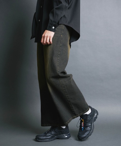 Magine(マージン)の「【SELECT】IR:WALLET CHAIN 10.5oz OVER DYED DENIM/ウォレットコード チェーン付き オーバー ダイ デニムパンツ(デニムパンツ・メンズ・ネイビー/ブラック・L/M)」の13枚目の写真