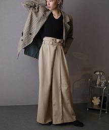 ハカマタックワイドパンツ