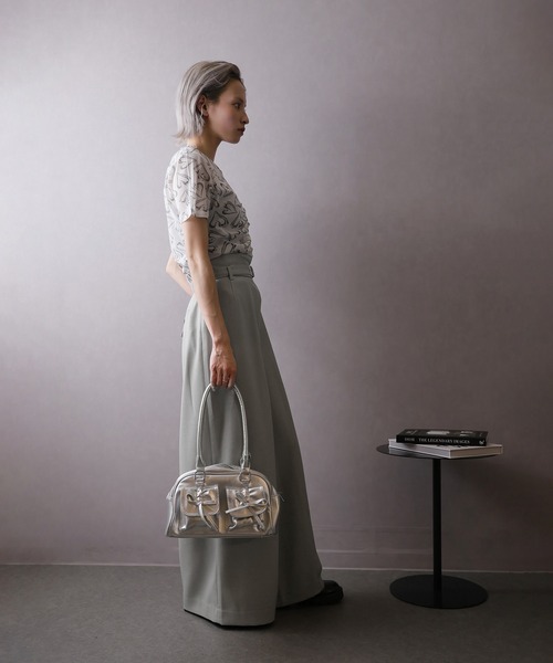 Doula Doula(ドゥーラドゥーラ)の「ハカマタックワイドパンツ(その他パンツ・レディース・ベージュ/ブラック/ライトグレー/ブラウン・マルチサイズ)」の18枚目の写真