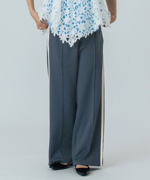 ROSE BUD(ローズバッド)の「SIDELINE PANTS(その他パンツ・レディース・グレー/ネイビー/グリーン/ブルー/ブラウン・ONE SIZE/S/M)」の2枚目の写真