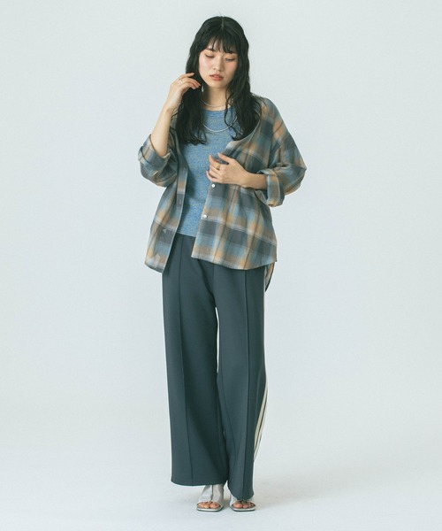 ROSE BUD(ローズバッド)の「SIDELINE PANTS(その他パンツ・レディース・グレー/ネイビー/グリーン/ブルー/ブラウン・ONE SIZE/S/M)」の13枚目の写真
