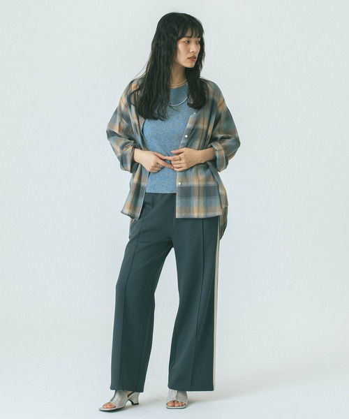 ROSE BUD(ローズバッド)の「SIDELINE PANTS(その他パンツ・レディース・グレー/ネイビー/グリーン/ブルー/ブラウン・ONE SIZE/S/M)」の14枚目の写真
